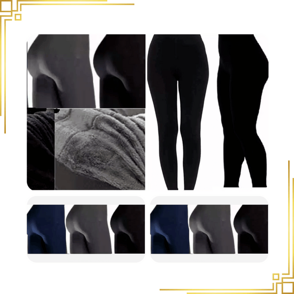 Ladies Leggings Thermal Waist Warm Extra Thick Fleece Fitness large Sizes