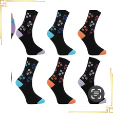 Ladies Designer Socks Non Elastic Cotton Rich Assorted SIZE 4-8