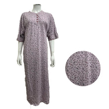 Ladies Nightie Long Nightdress Cute Flowers Size S-6XL