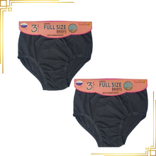 Ladies Brief Underwear Embroidery Black