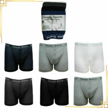 Men's 5% Spandex Cotton Boxer Shorts Underwear