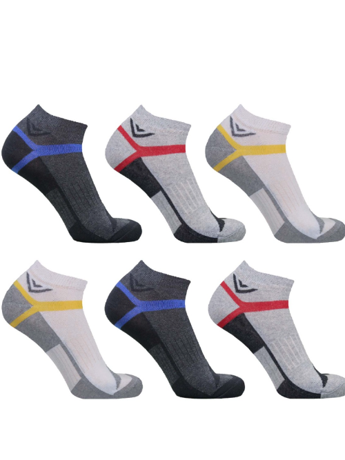 Men's Trainer Ankle Socks Cotton Rich Sports Low Cut Size 6-11